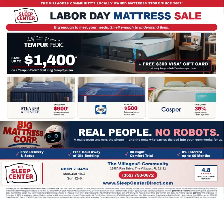 Labor Day Mattress Sale 2026
